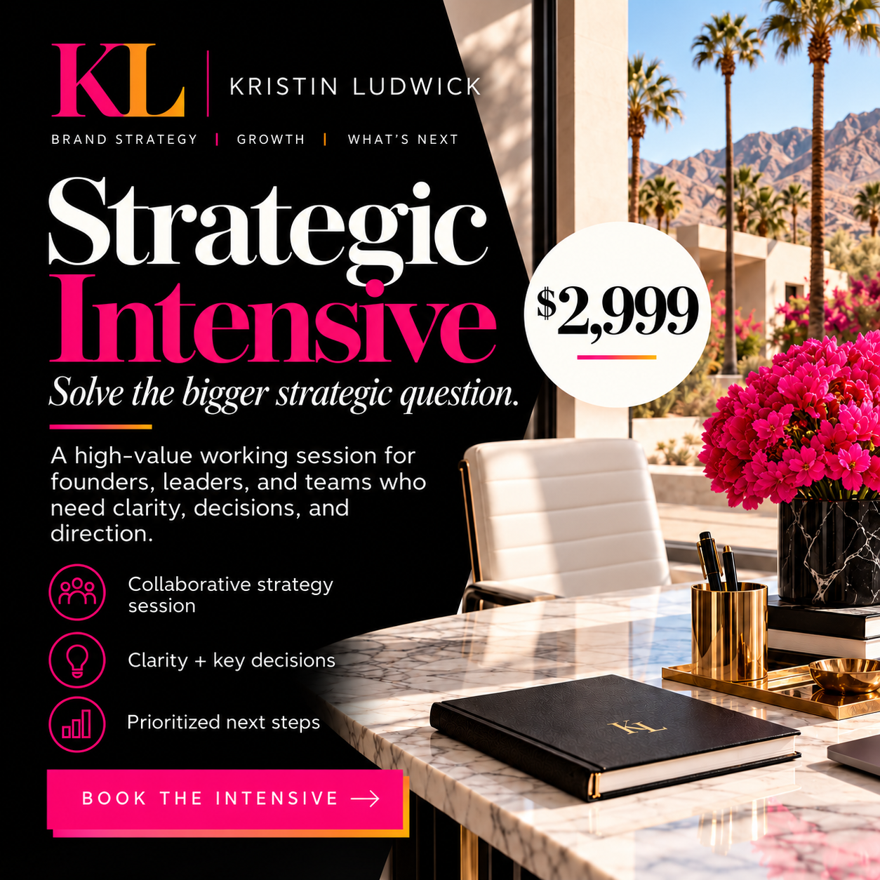 Strategic Intensive — $2,999